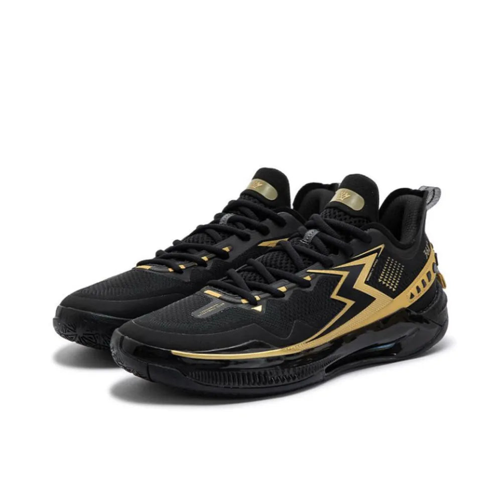 361 Degrees Big3 5.0 Quick Pro ‘Black Gold’ Basketball Shoes
