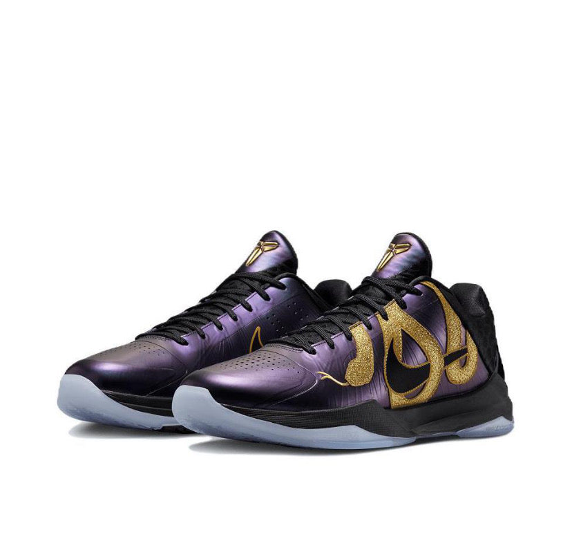 Nike Kobe 5 Protro Basketball Shoes ‘Year of the Memba Eggplat’ image 1