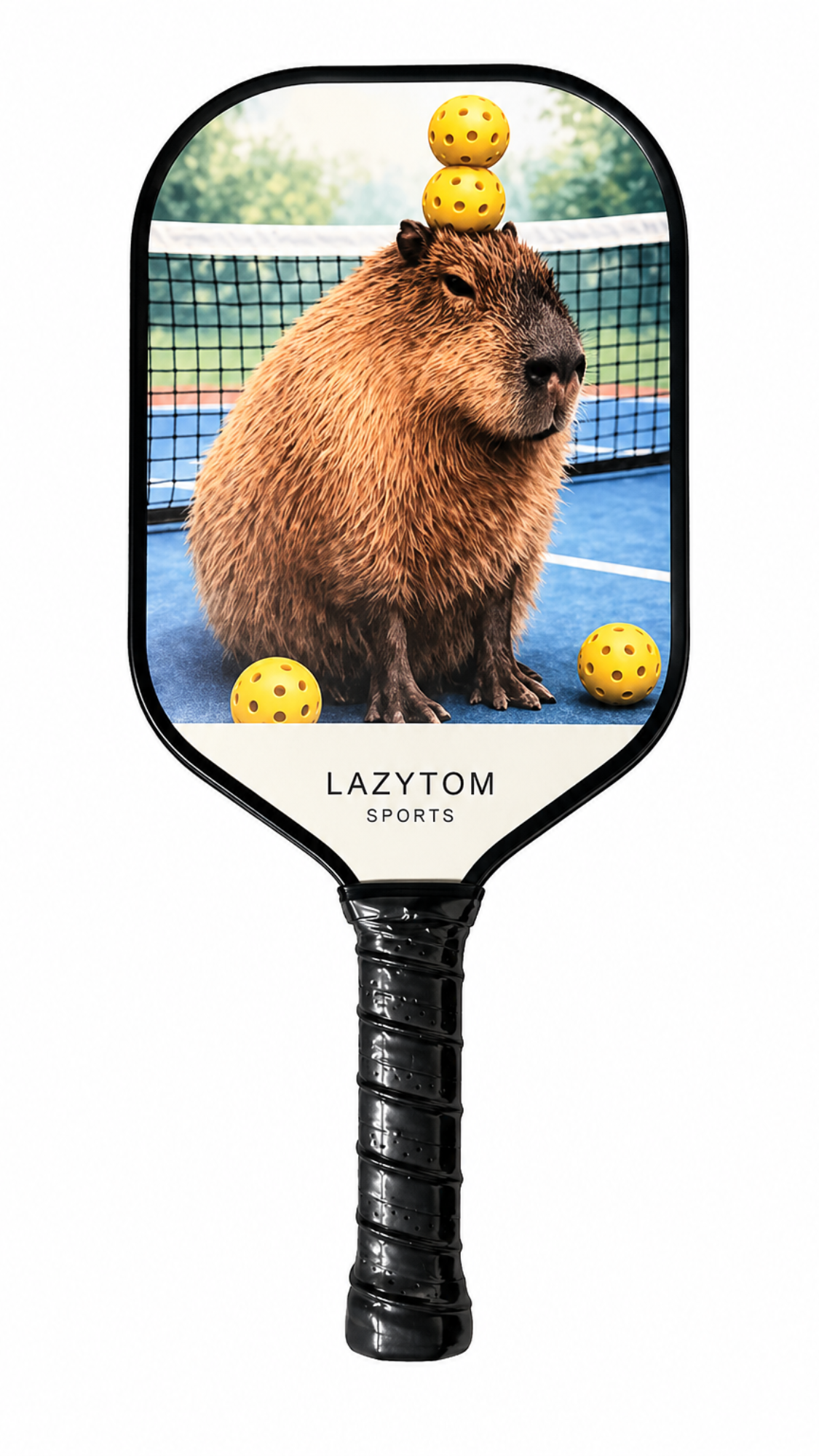 Chill Court Capybara 16mm PP Core Carbon Fibre Pickleball Paddle (NZ stock)