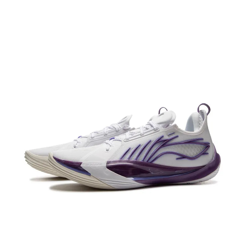Li-Ning Sonic 13 "White Purple" Basketball Shoes