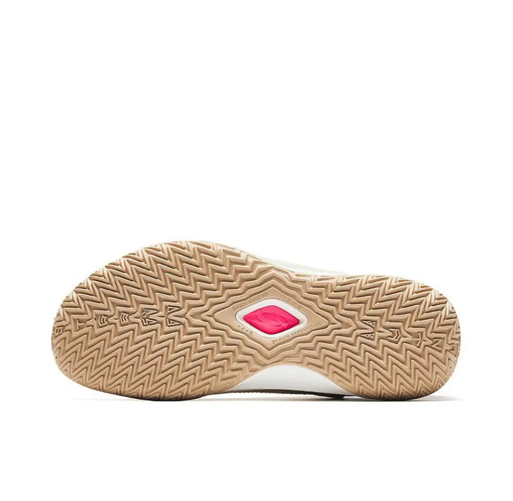 Anta Shockwave 6 ‘Yellow Brown Pink’ Unisex Basketball Shoes