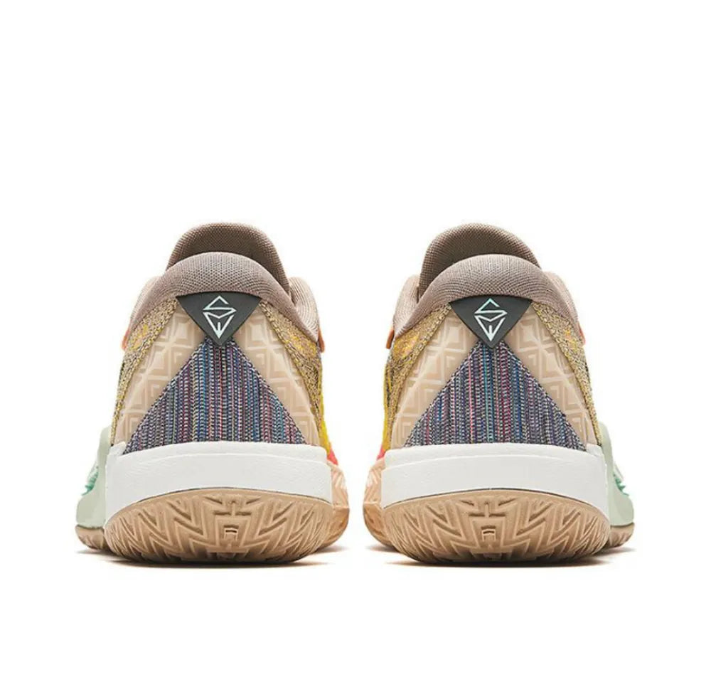 Anta Shockwave 6 ‘Yellow Brown Pink’ Unisex Basketball Shoes