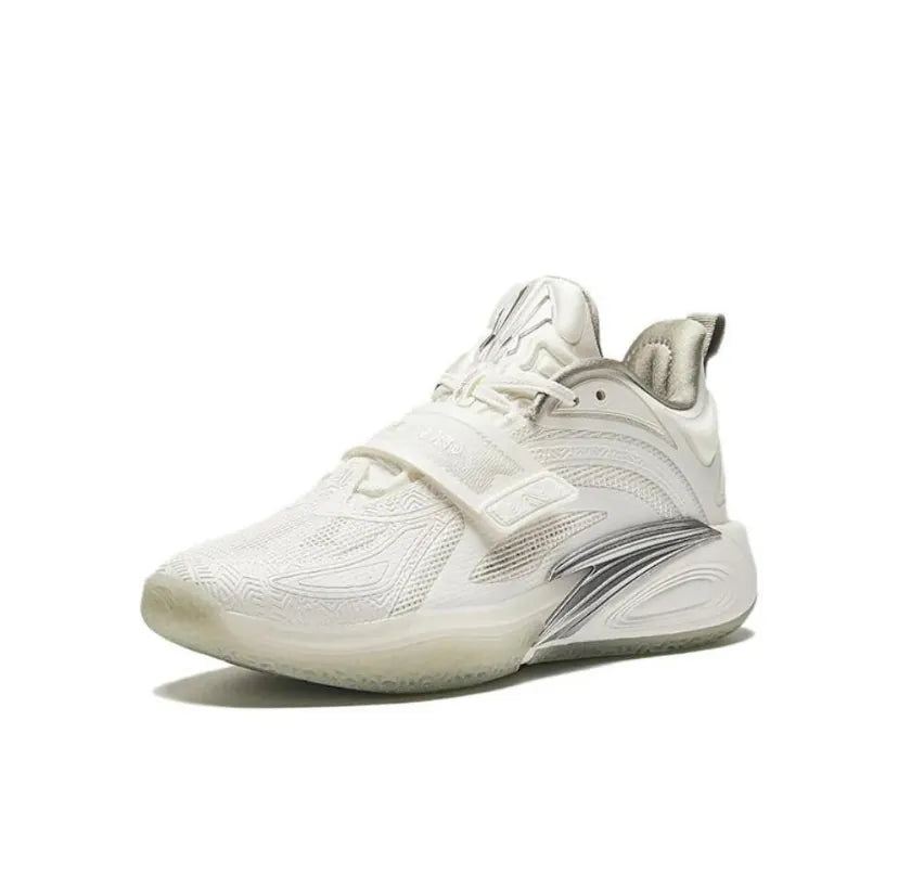 (GS) Anta KAI 1 'Yang' Triple White Kids Basketball Shoes