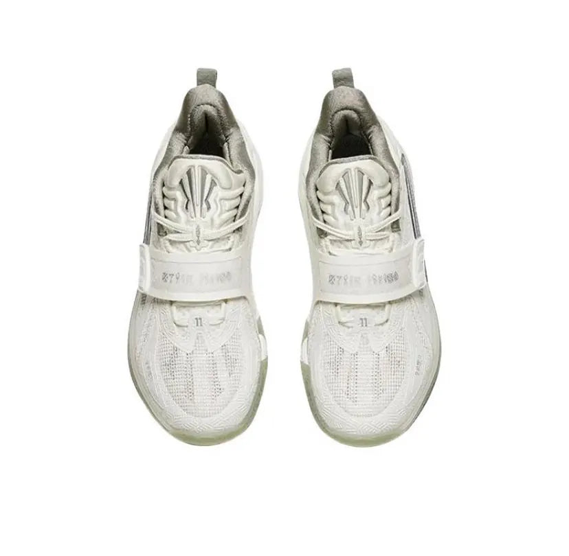 (GS) Anta KAI 1 'Yang' Triple White Kids Basketball Shoes