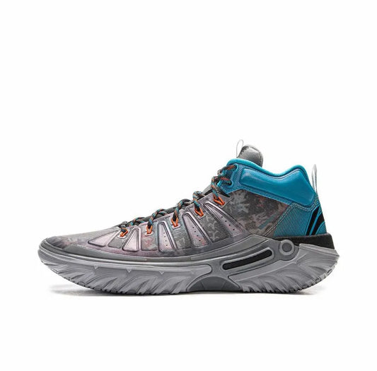 Li-Ning Jie'Ao 2 High 'Shark Grey Black' Basketball Shoes