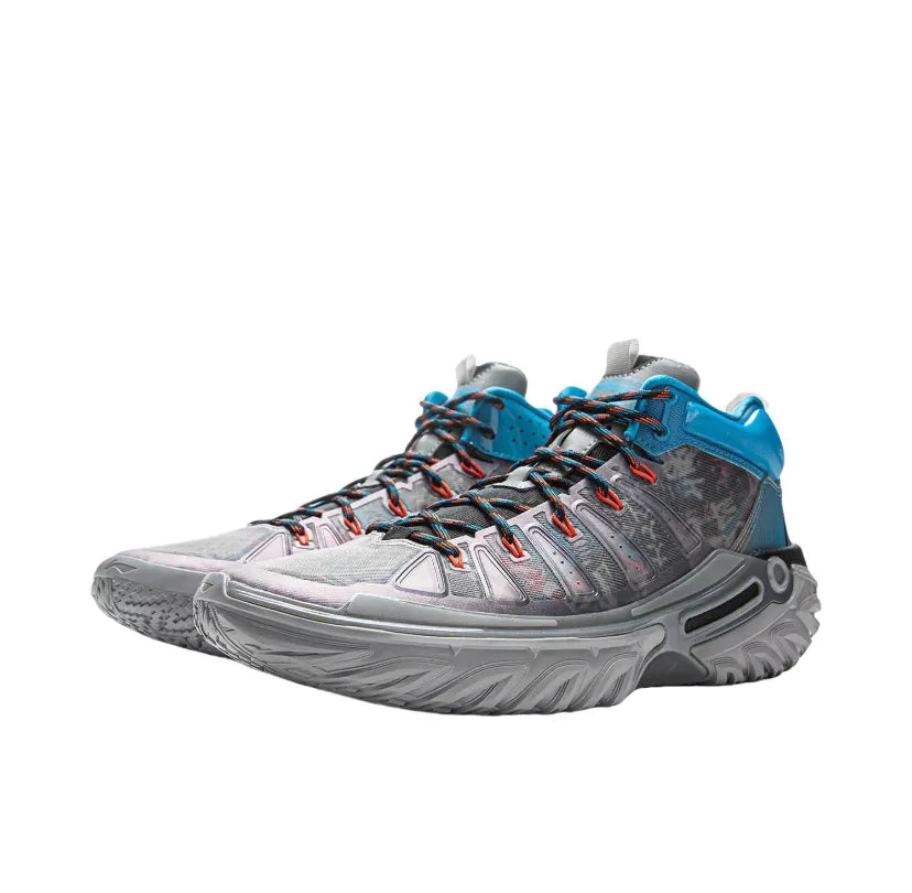 Li-Ning Jie'Ao 2 High 'Shark Grey Black' Basketball Shoes
