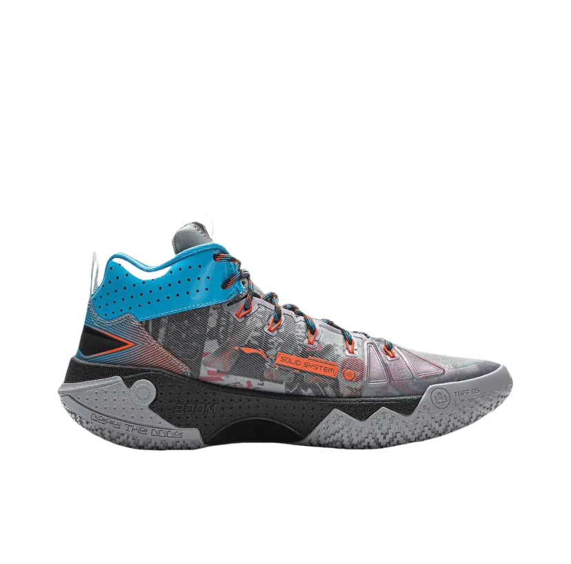 Li-Ning Jie'Ao 2 High 'Shark Grey Black' Basketball Shoes