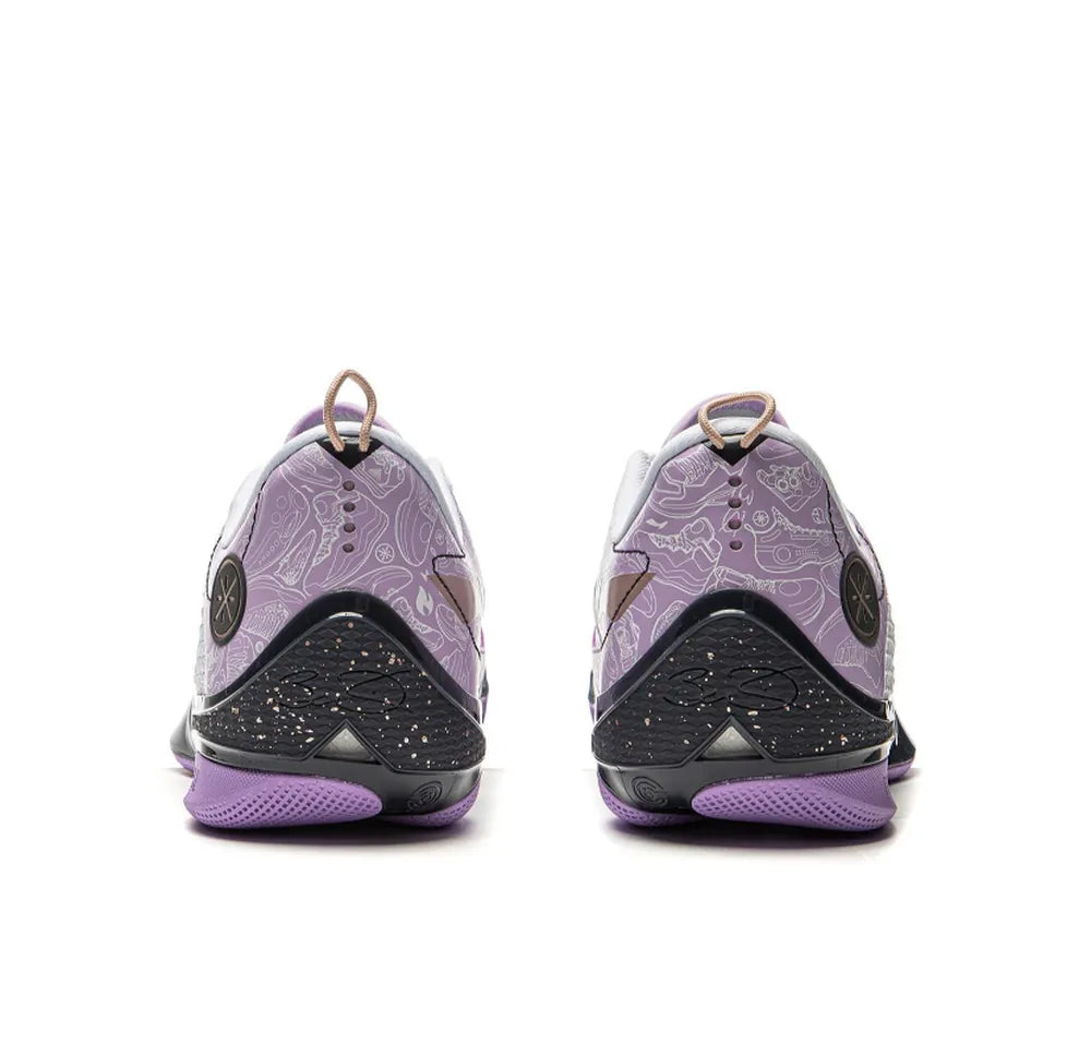 Li-Ning Way of Wade 808 4 Ultra 'White Purple' Basketball Shoes