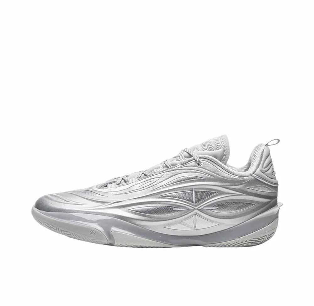 Li-Ning Way of Wade 808 5 Ultra V2 Silver Flash バスケットボール