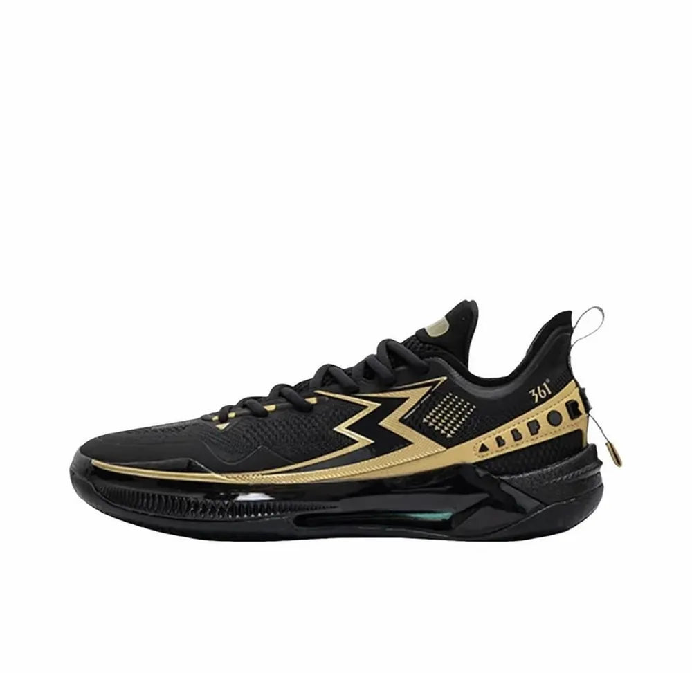 361 Degrees Big3 5.0 Quick Pro ‘Black Gold’ Basketball Shoes