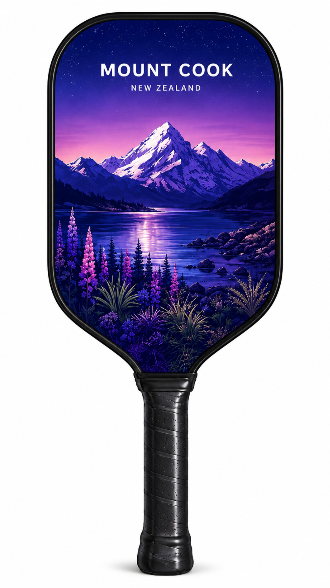 Mount Cook – Light & Shadow Pickleball Paddle