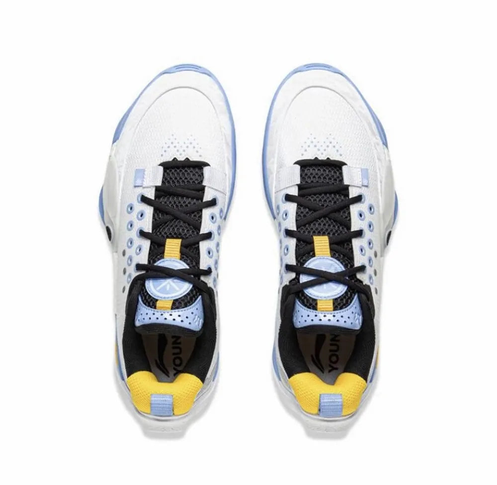 (GS) Li-Ning Wade All-City 13 "White Blue" Kids Basketball Shoes