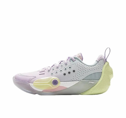 (GS) Li-Ning Wade All-City 13 "Pink Yellow" Kids Basketball Shoes