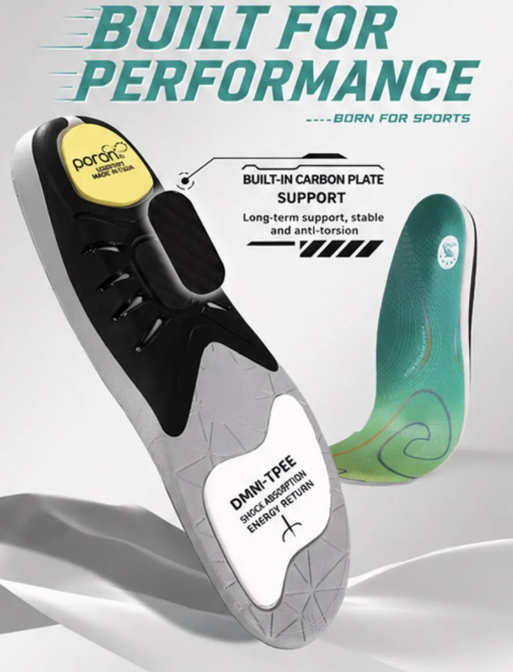 Supercritical Foam Performance Sports Insoles
